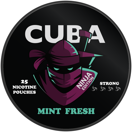 Snus CUBA Ninja Mint Fresh 15.6MG