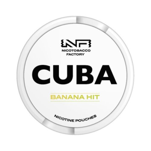 Snus CUBA White Banana Hit 10.4MG